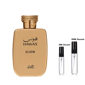 Hawas Elixir Eau De Parfum Spray 3.3oz (100ml) Made in Dubai UAE Sealed Box NEW